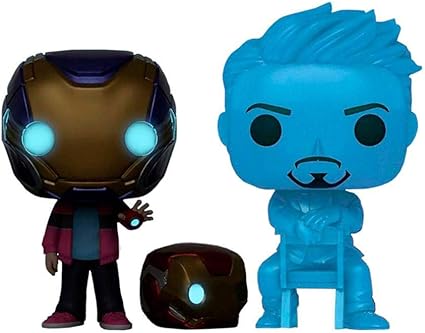 Marvel Morgan & Hologram Tony Stark Funko Pop! 2-Pack (PIAB Exclusive)