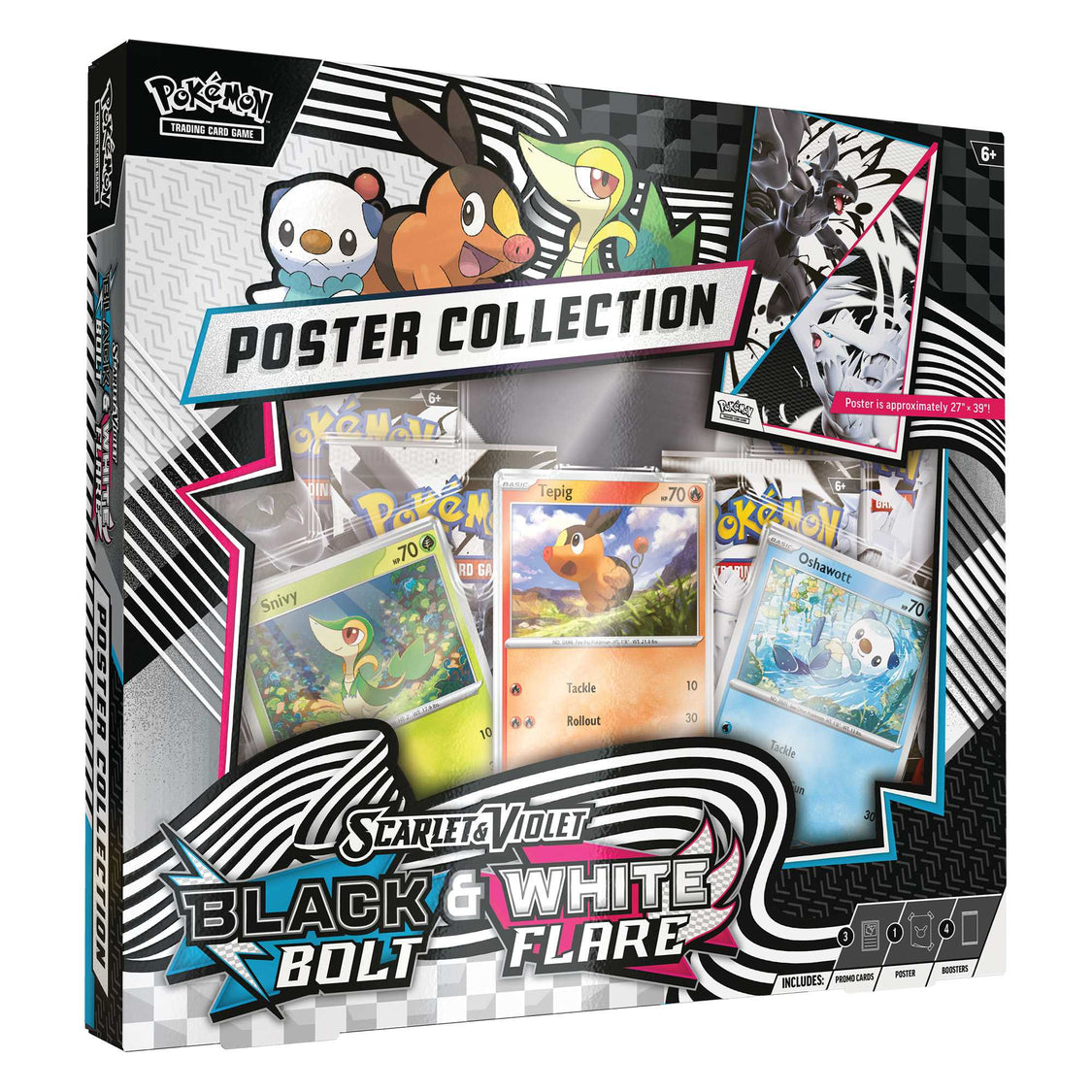 Pokemon TCG: Black Bolt & White Flare - Unova Poster Collection