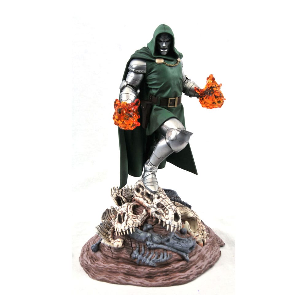 Marvel Doctor Doom on Dinosaur Skulls Diamond Select Statue
