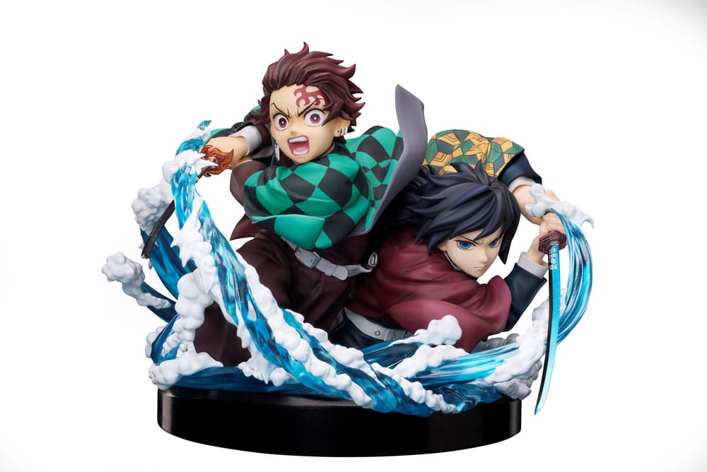 Demon Slayer: Kimetsu no Yaiba PVC Statue Tanjiro & Giyuu 13 cm