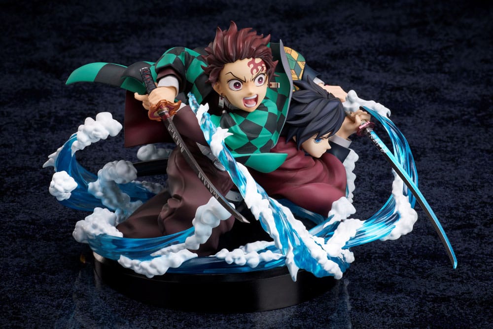 Demon Slayer: Kimetsu no Yaiba PVC Statue Tanjiro & Giyuu 13 cm