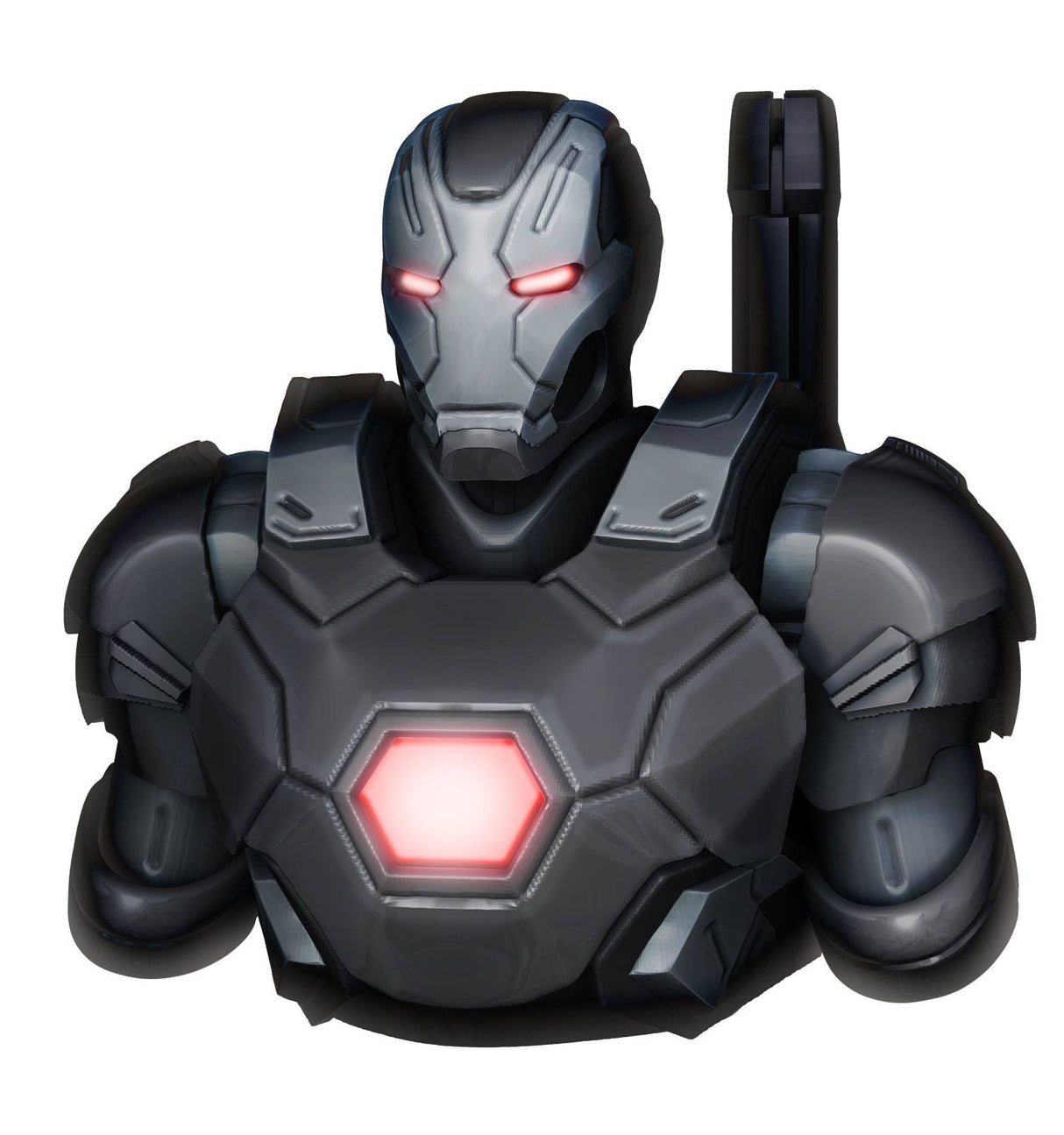 Marvel Comics Coin Bank War Machine Mark III 20 cm