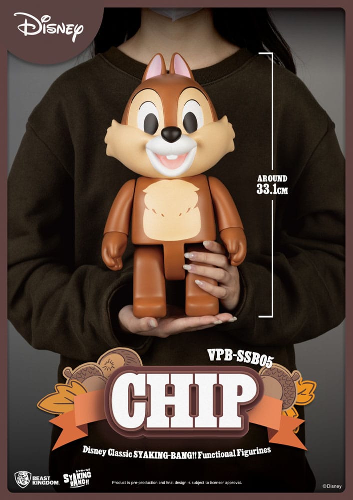 Disney: Classic Chip 'n' Dale Syaking Bang PVC Figur Chip 33 cm