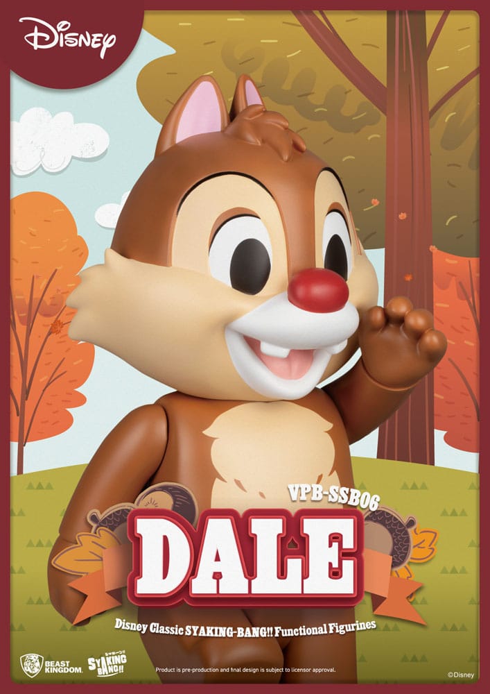 Disney: Classic Chip 'n' Dale Syaking Bang PVC Figur Dale 33 cm