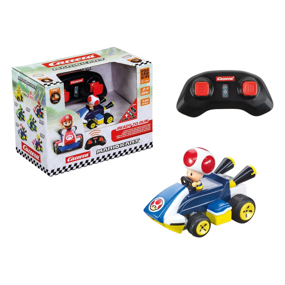 Super Mario Kart RC remote-controlled Car 1/50 2.4GHz Mini Toad