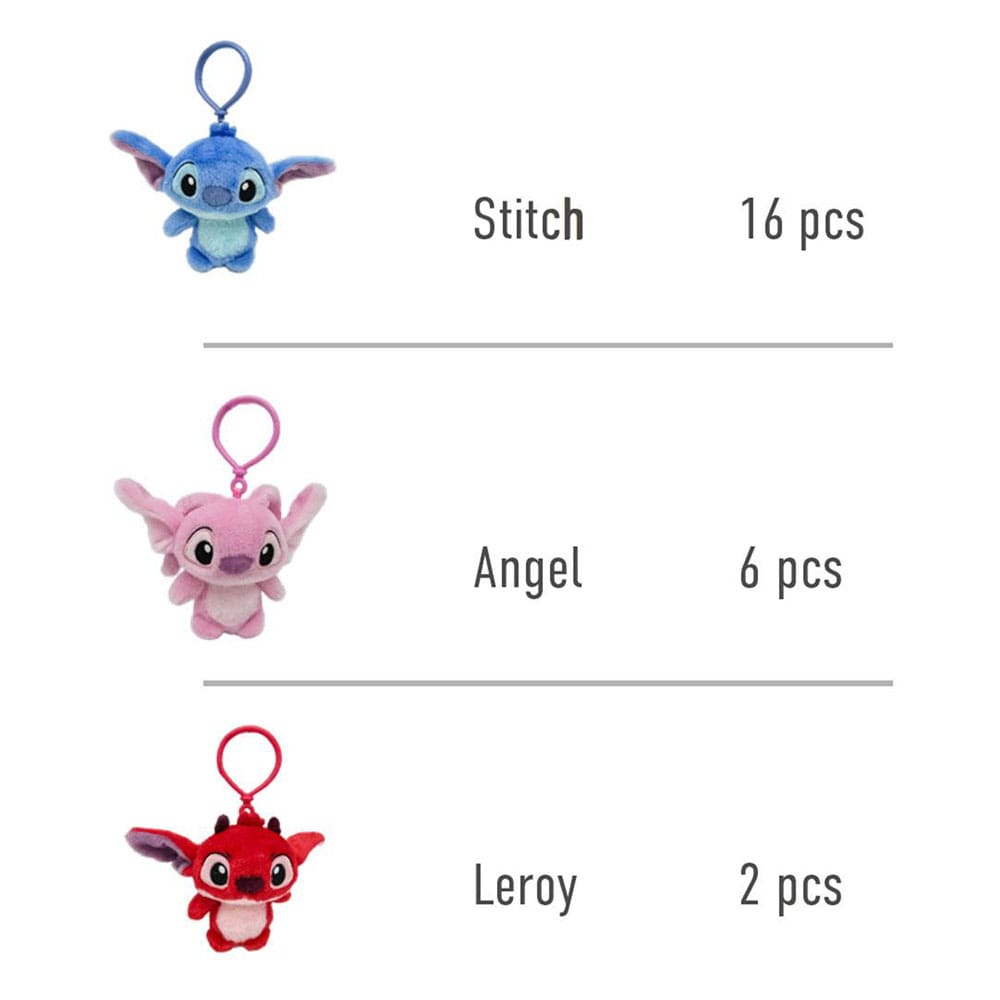 Lilo & Stitch Plush Keychains 12 cm Assortment (24)