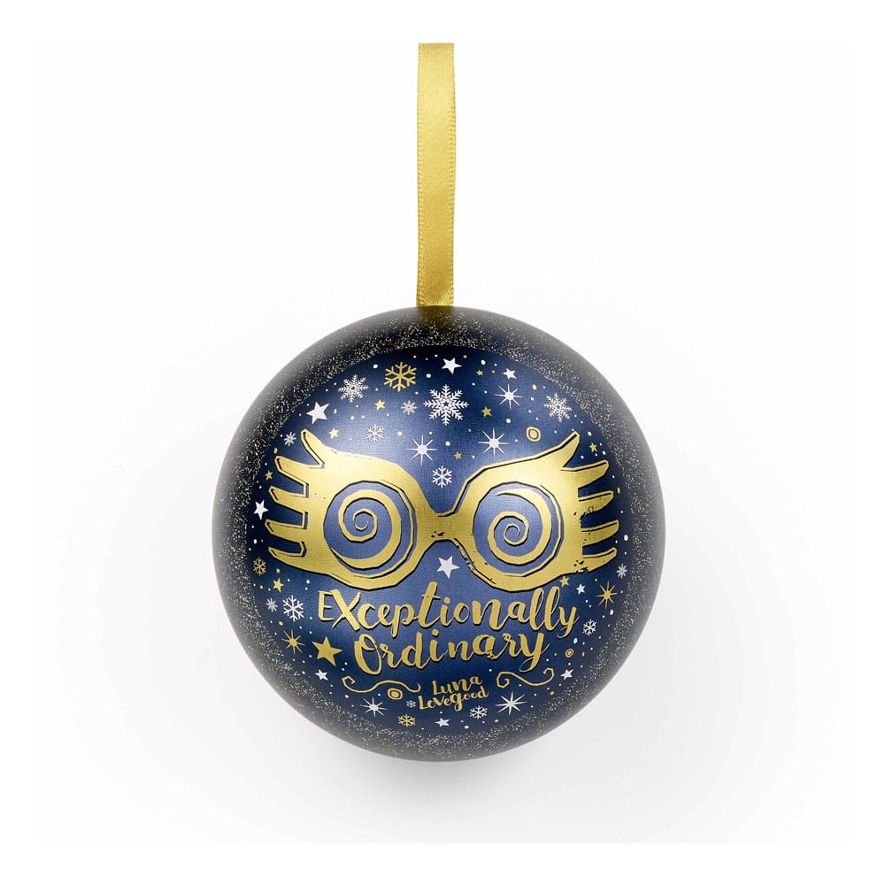 Harry Potter tree ornament with Necklace Luna Lovegood Glasses