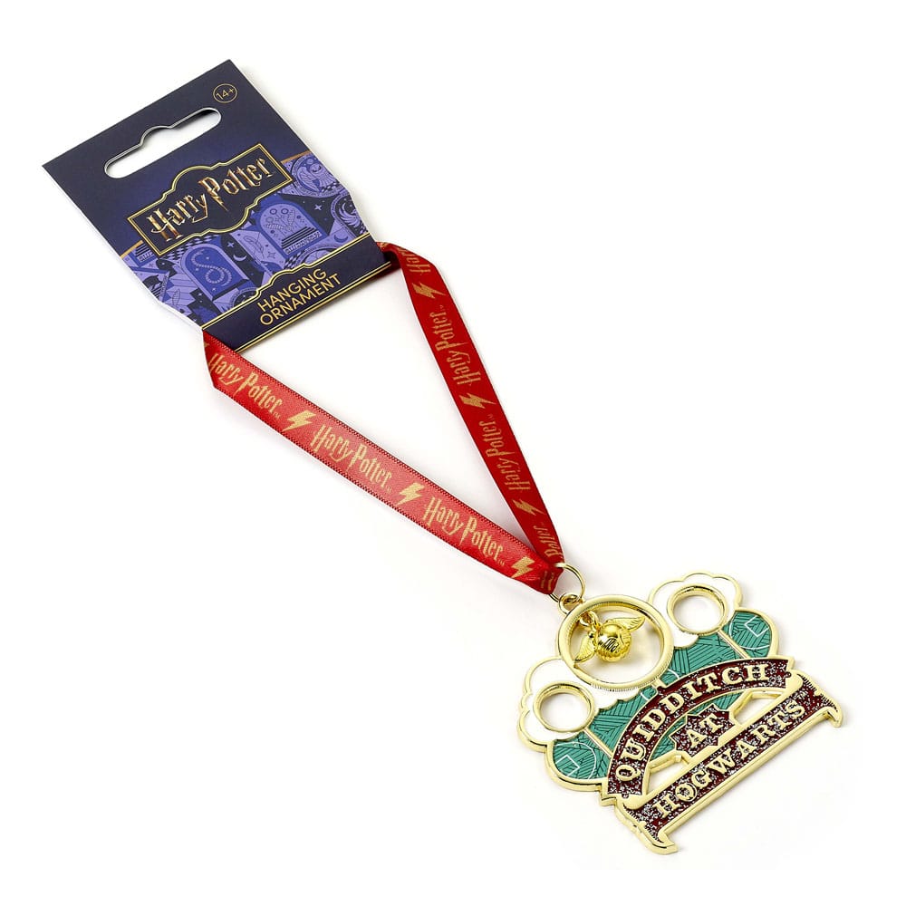 Harry Potter tree ornament Quidditch (Golden Tone)