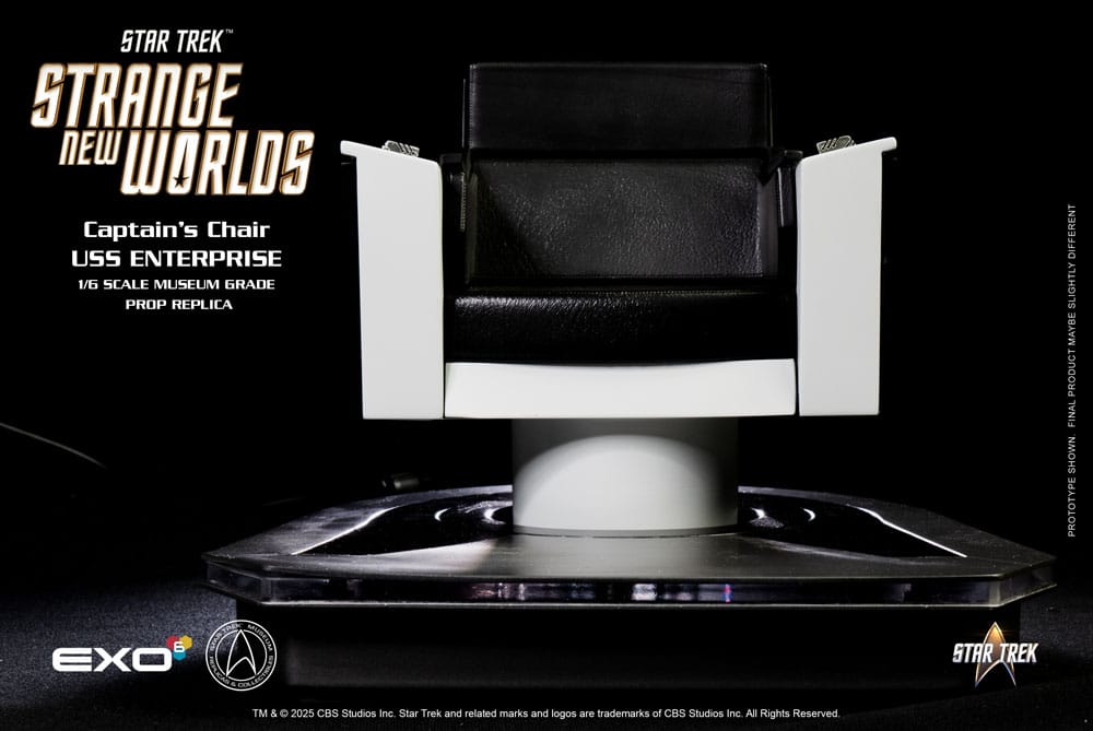 EXO-6 Star Trek: Strange New Worlds 1/6 Scale U.S.S. Enterprise Command Chair Collectible Replica