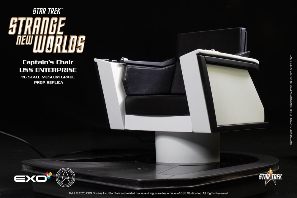 EXO-6 Star Trek: Strange New Worlds 1/6 Scale U.S.S. Enterprise Command Chair Collectible Replica