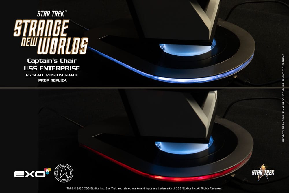 EXO-6 Star Trek: Strange New Worlds 1/6 Scale U.S.S. Enterprise Command Chair Collectible Replica
