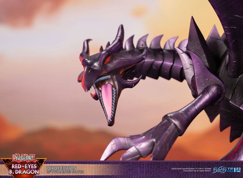 Yu-Gi-Oh! PVC Statue Red-Eyes B. Dragon Purple Colour 33 cm