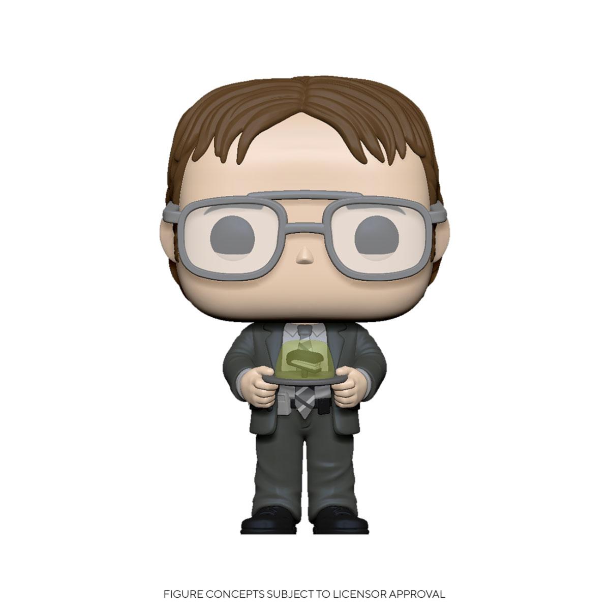 The Office's Dwight with Jello Stapler POP! TV Vinyl Figure - Funko Fandom Fun