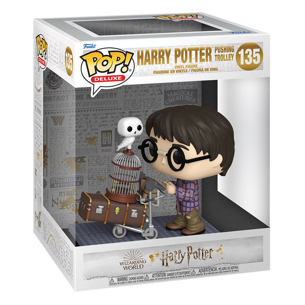 Harry Potter Deluxe Funko POP! Vinyl Figure 9 cm: Harry with Trolley