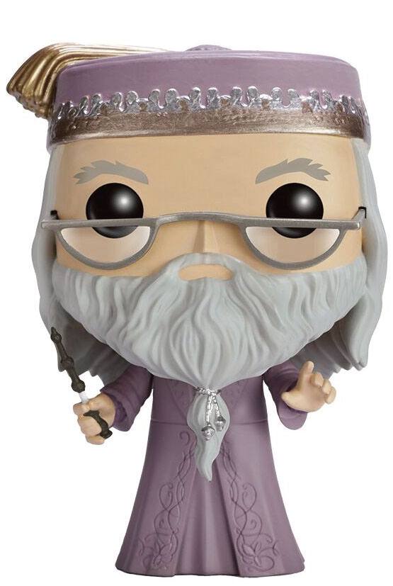 Harry Potter's Dumbledore POP! Movies Vinyl Figure - Funko 9 cm Magic Wand Edition