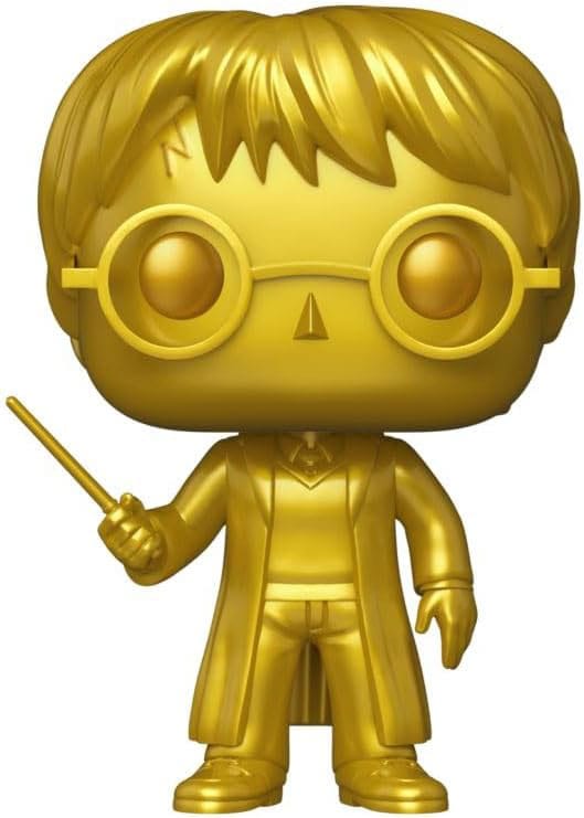 Harry Potter POP! Movies Vinyl Figure Gold Harry Potter Exclusive Version 9 cm