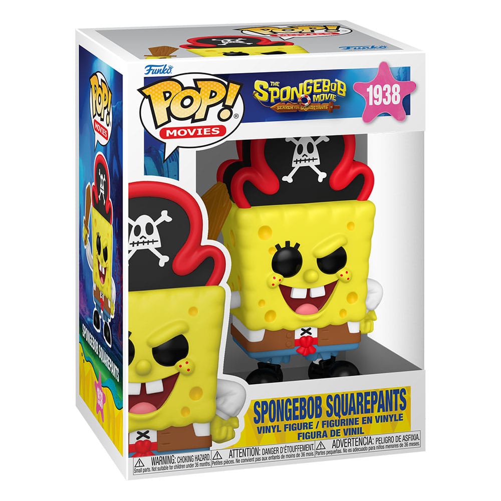 SpongeBob SquarePants POP! Vinyl Figure SquarePants (Pirate) 9 cm
