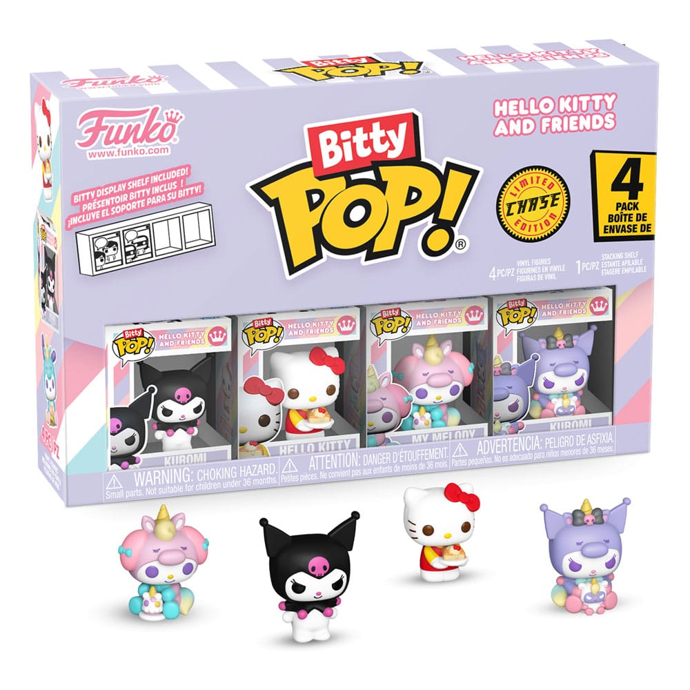 Hello Kitty and Friends Bitty POP! Vinyl Figure 4-Pack Series 3 2 cm