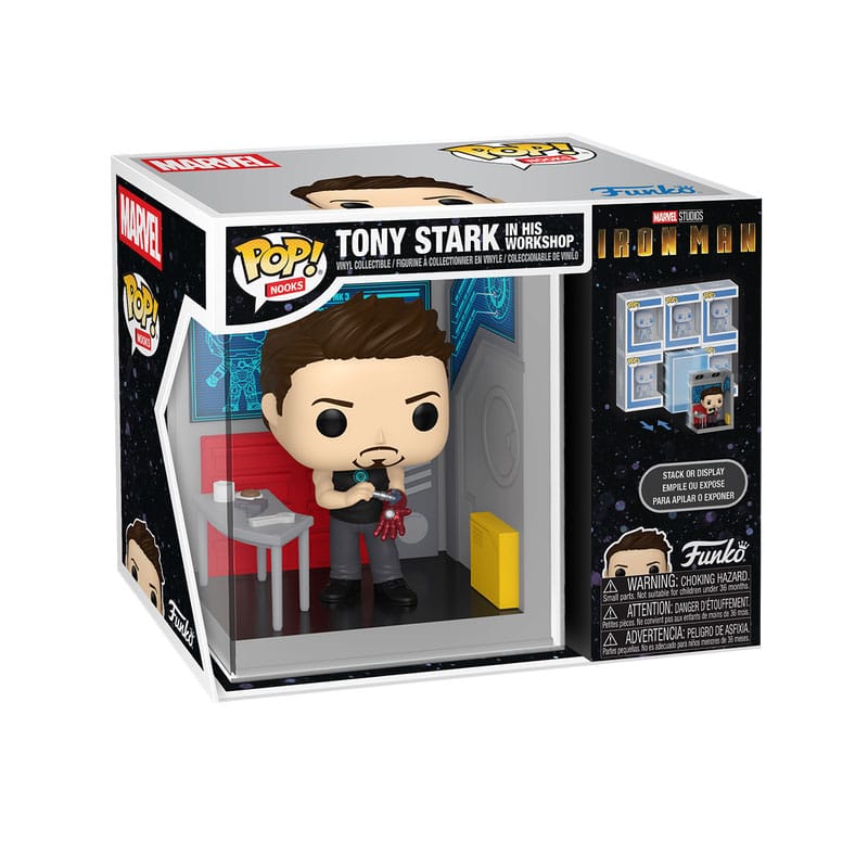 Marvel POP! Nooks Vinyl Figure Tony's Garage 9 cm