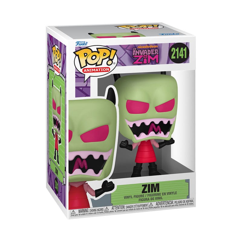 Invader Zim POP! Animation Vinyl Figures Zim 9 cm