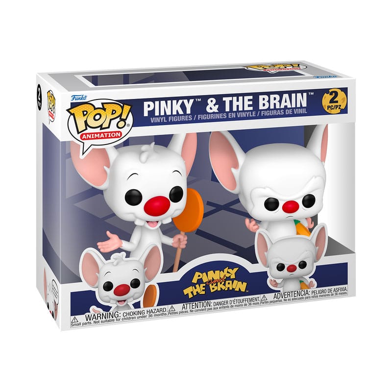 Animaniacs POP! Television Vinyl Figures 2-Pack Pinky & The Brain 9 cm