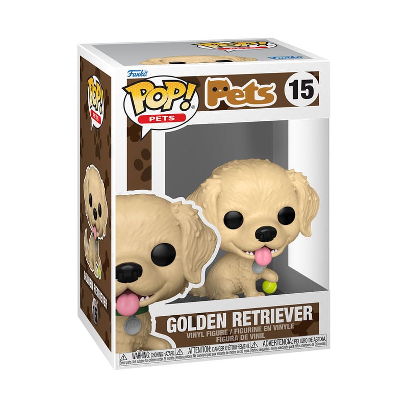 Funko-Legacy Golden Retriever: POP! Pets Vinyl Figure 9 cm Collectible