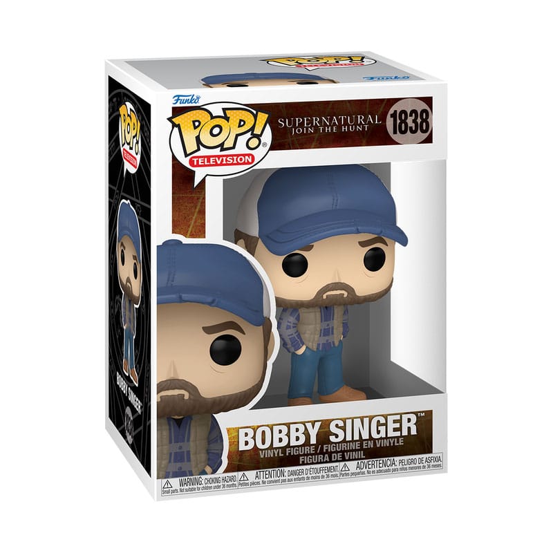 Supernatural Bobby Singer Funko POP! Vinyl Collectible Figure (9cm)