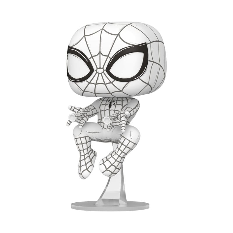 Funko Marvel Spider-Man Sketched POP! Vinyl Collectible Figure - 9 cm