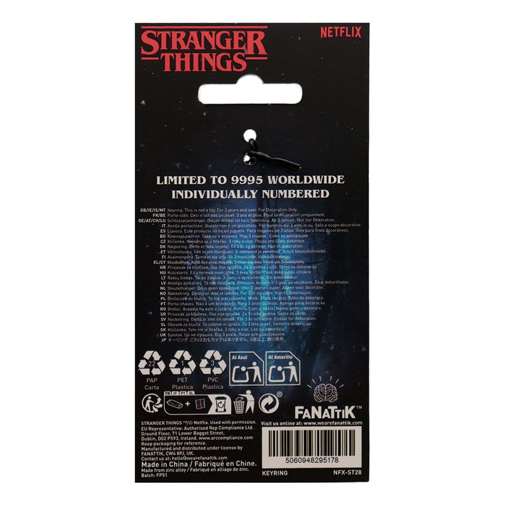 Stranger Things Keychain The Squawk Limited Edition
