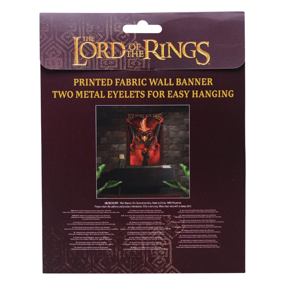 Lord of the Rings Wall Banner You shall not pass! 125 x 85 cm