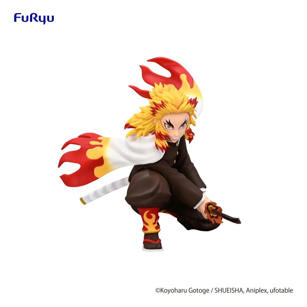 Demon Slayer: Kimetsu no Yaiba Noodle Stopper PVC Statue Rengoku Kyojuro Battle Ver. 10 cm