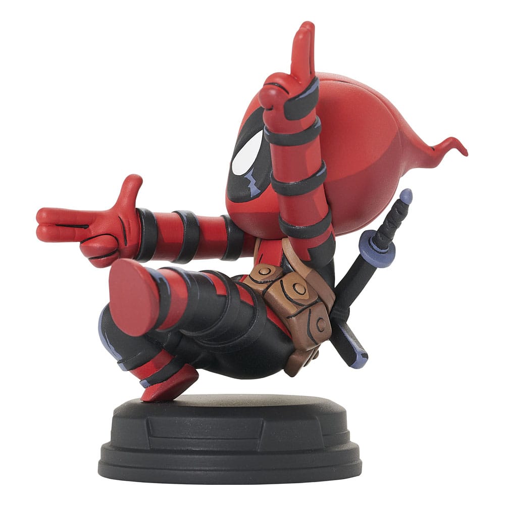 Marvel Animated Statue Deadpool (Finger Guns) 8 cm