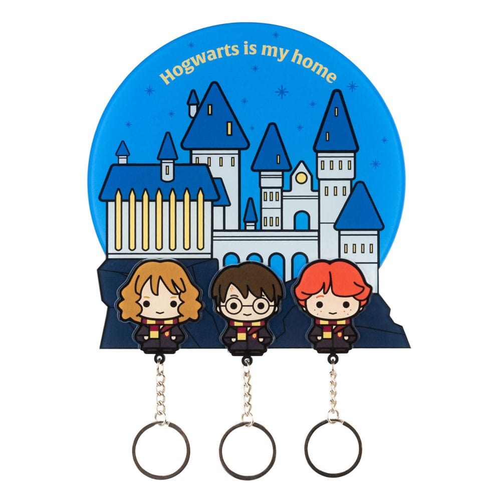 Harry Potter Enchanted Key Rack with 3 Key Rings by Grupo Erik