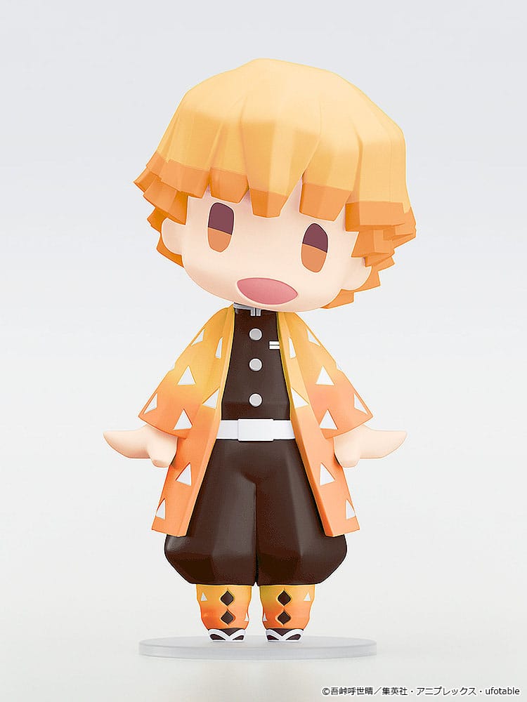 Demon Slayer: Kimetsu no Yaiba HELLO! GOOD SMILE Action Figure Zenitsu Agatsuma 10 cm