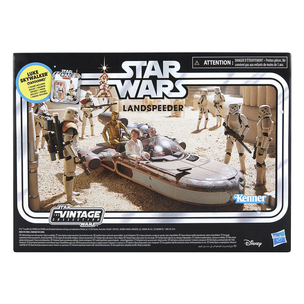 Star Wars Episode IV Vintage Collection Vehicle with Figure Landspeeder & Luke Skywalker (Tatooine)