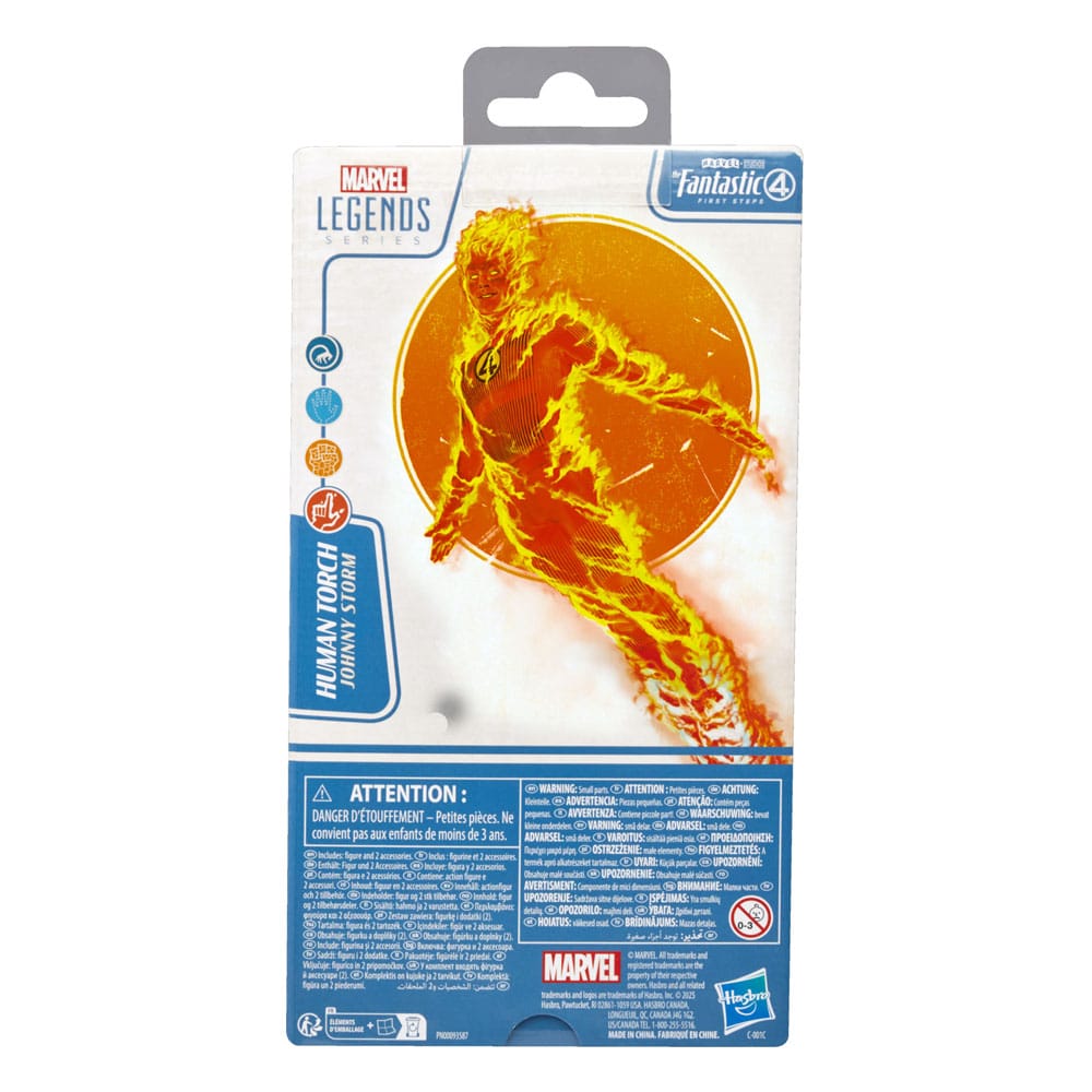 The Fantastic Four: First Steps Marvel Legends Action Figure Human Torch 15 cm