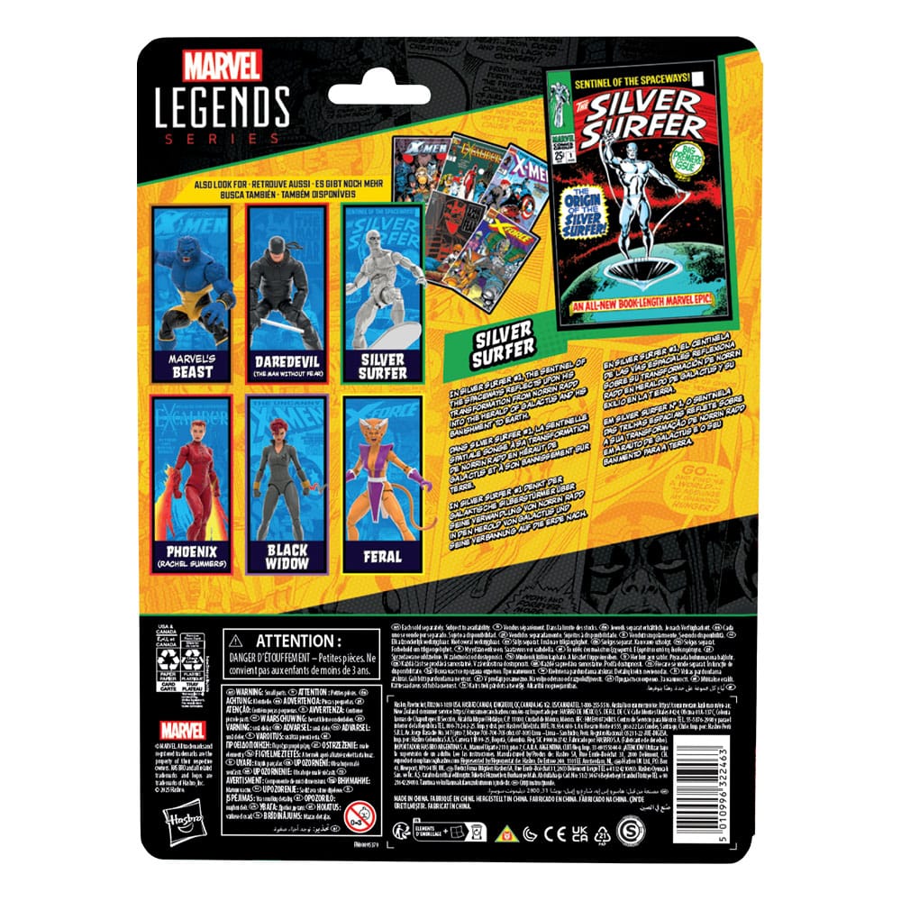 The Silver Surfer Marvel Legends Action Figure Silver Surfer 15 cm