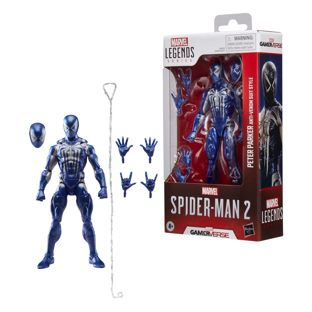 Spider-Man 2 Marvel Legends Gamerverse Action Figure Peter Parker (Anti-Venom Suit Style) 15 cm