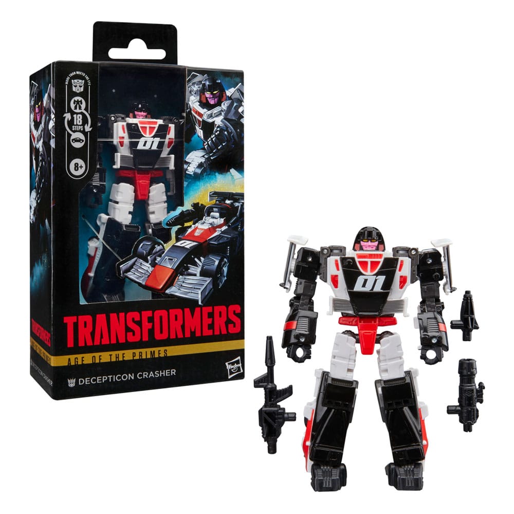 Transformers Age of the Primes Deluxe Class Action Figure Decepticon Crasher 14 cm
