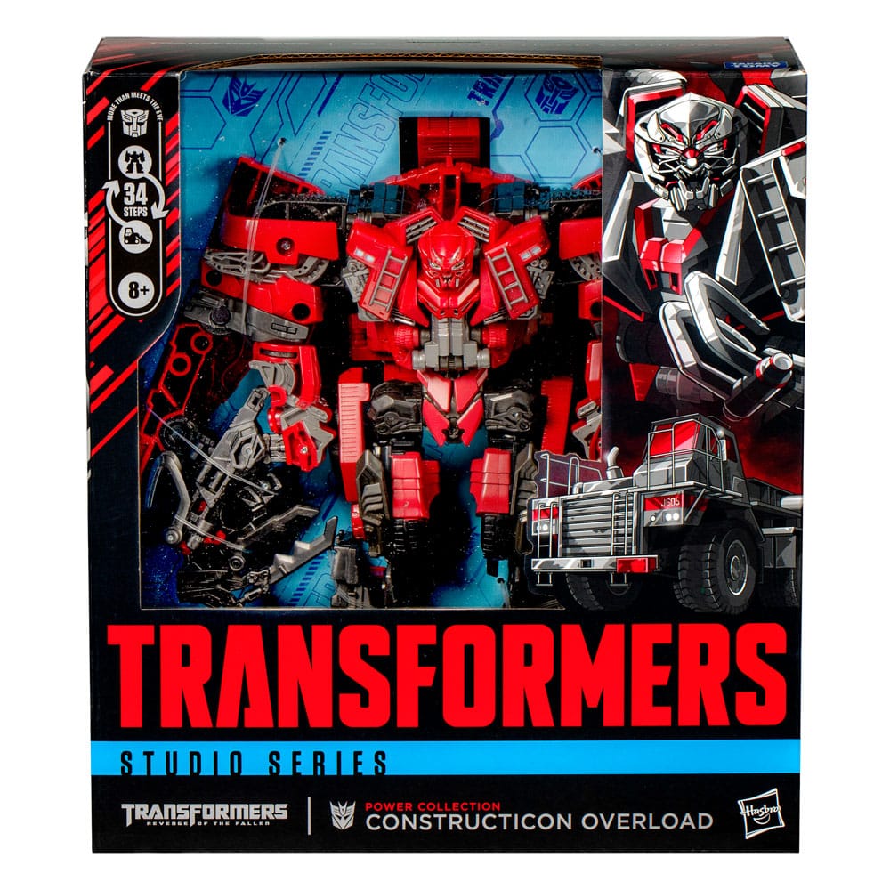 Transformers: Revenge of the Fallen Studio Series Leader Class Action Figure Power Collection Constructicon Overload 22 cm