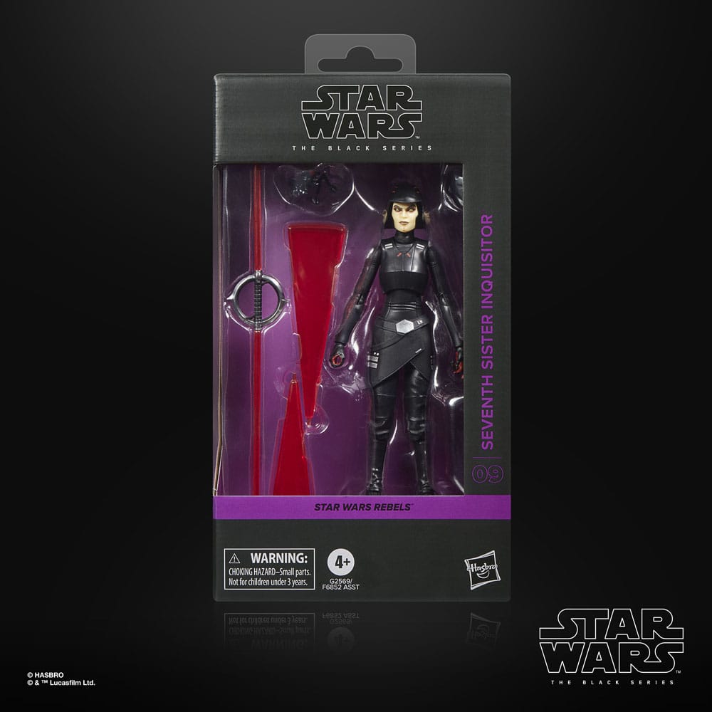 Star Wars: Rebels Black Series Action Figure Seventh Sister (Inquisitor) 15 cm