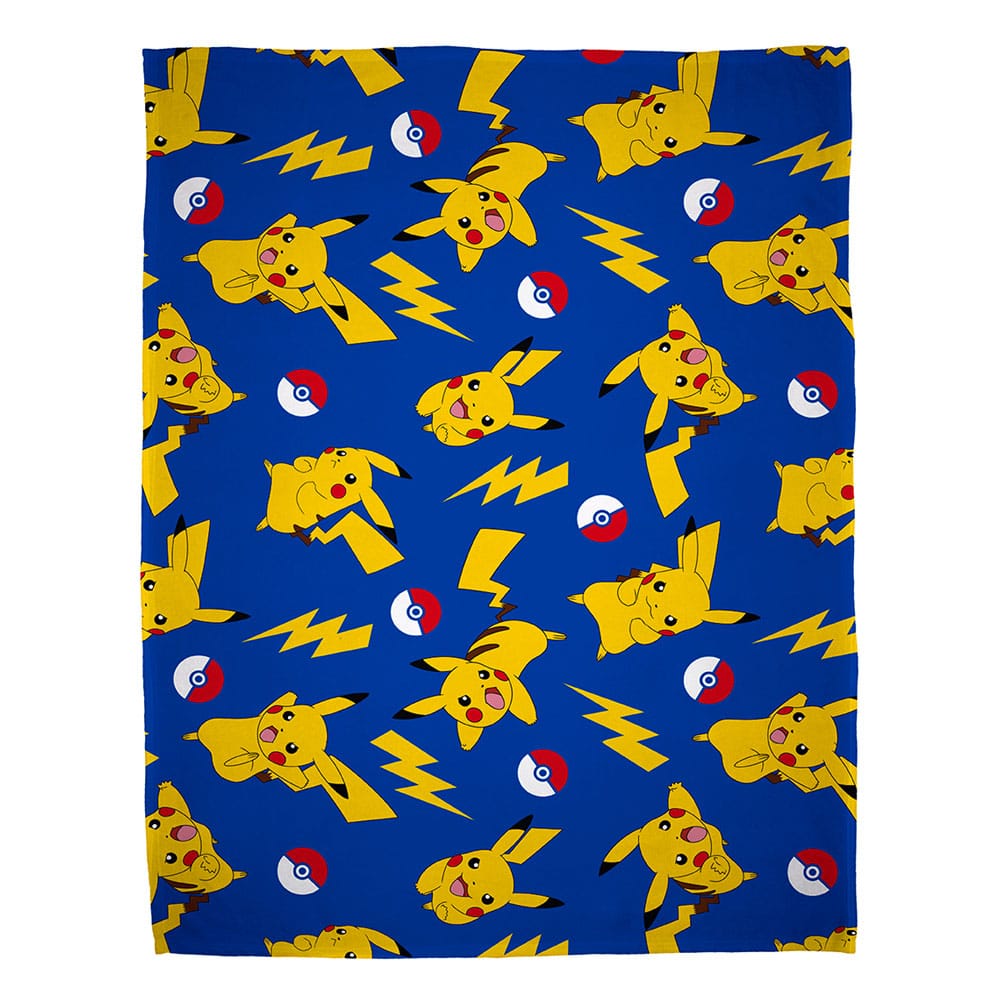 Pokemon blanket Pikachu Allover Print 130 x 170 cm