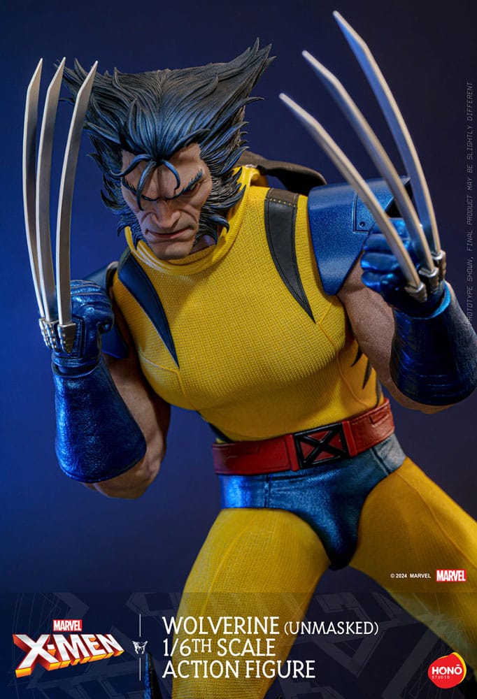 Marvel X-Men Action Figure 1/6 Wolverine (Unmasked) 28 cm