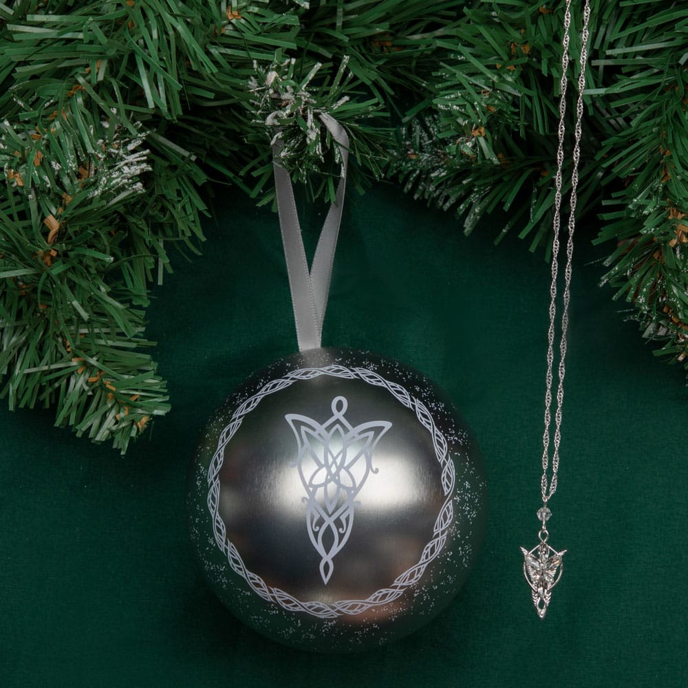 Lord of the Rings tree ornament with Necklace Evenstar