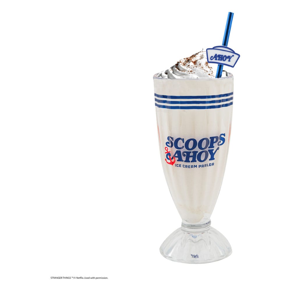 Stranger Things Milkshake Glass Set Scoops Ahoy