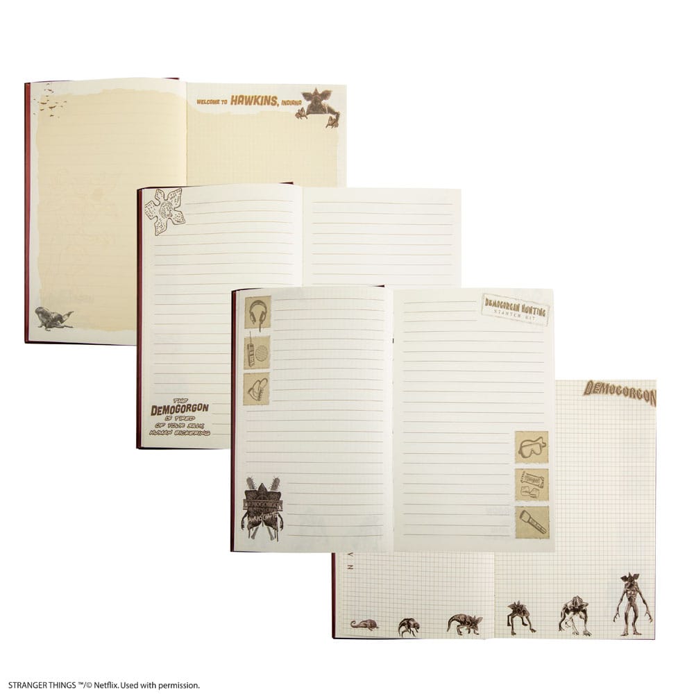 Stranger Things Notebook Demogorgon