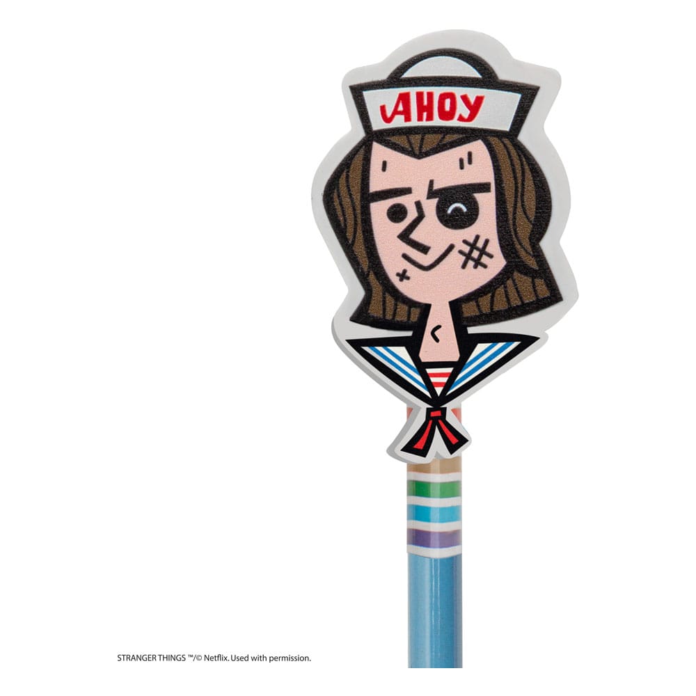 Stranger Things Pencil with Eraser Scoops Ahoy Steve