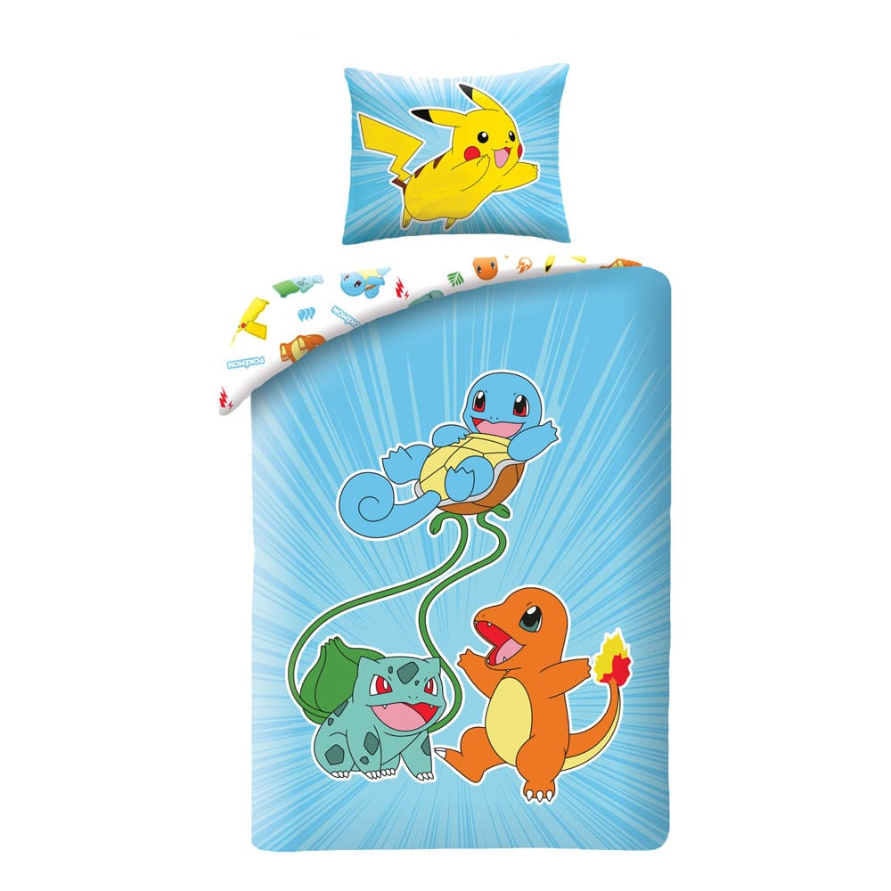 Pokémon Duvet Set Ver. 9 140 x 200 cm / 70 x 90 cm