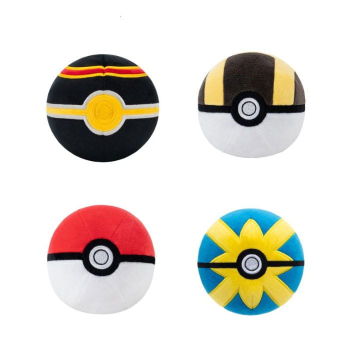 Pokémon Plush Figure Pokeball different versions 10 cm