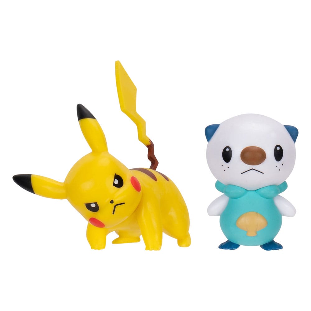 Pokémon Figure 2-Pack Oshawott & Pikachu 8 cm